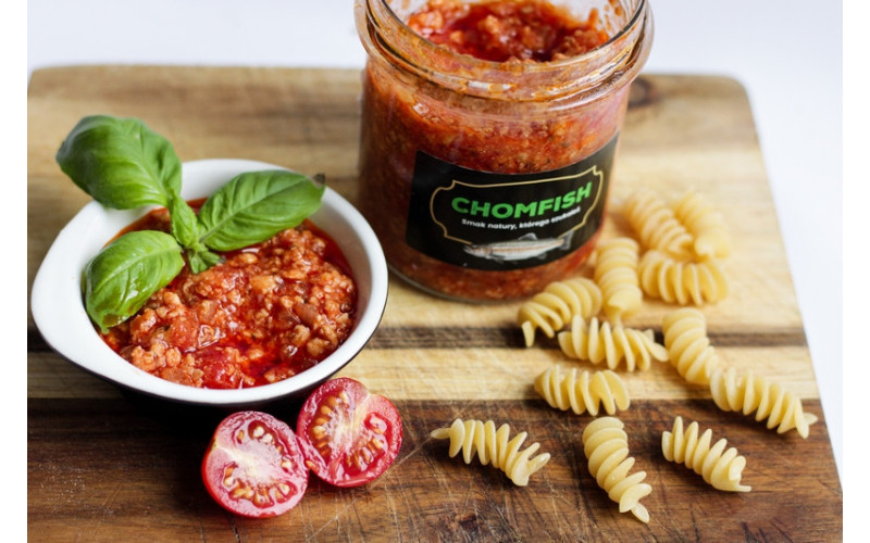 Sos do spaghetti z pstrąga tęczowego